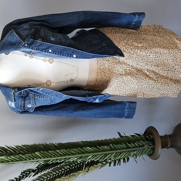 kate spade skirt the rules gold metallic sequined tweed skirt - Picture 13 of 14